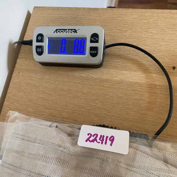 Jones Wear Skirt Womens 12 Ivory Pinstripe Linen Blend Straight Below Knee Work - Picture 9 of 11